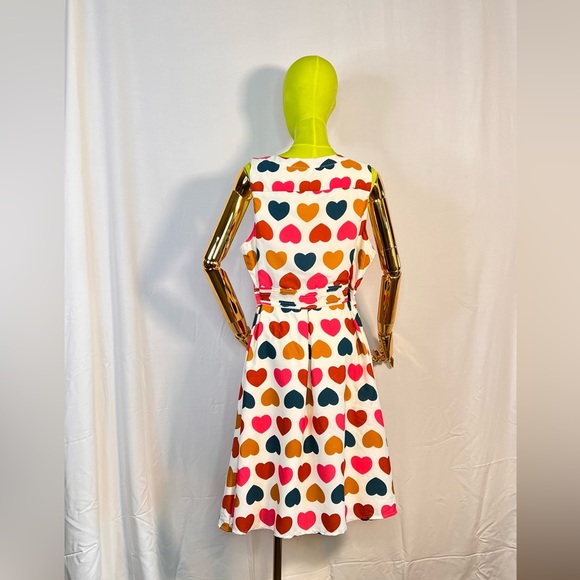ModCloth Hearts Dress with pockets 1X - Picture 2 of 3